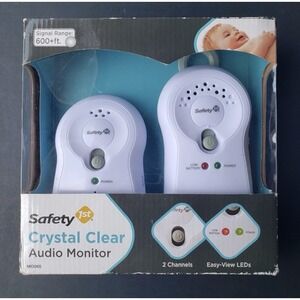 Safety 1st MO065 Wireless 600' Signal Range Crystal Clear Audio Baby Monitor New
